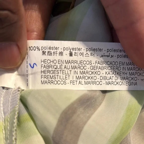 Zara Multicolor Striped Wrap Blouse - Picture 8 of 8